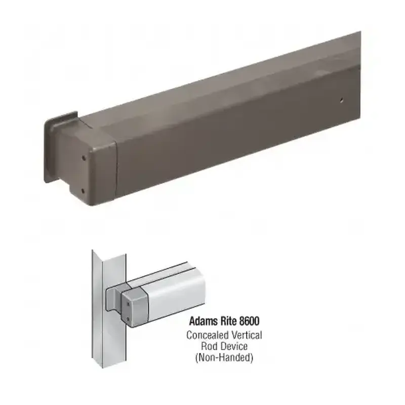 Adams Rite DH8602236 Dark Bronze Anodized Panic Concealed Vertical Rod 8600 Only 36"