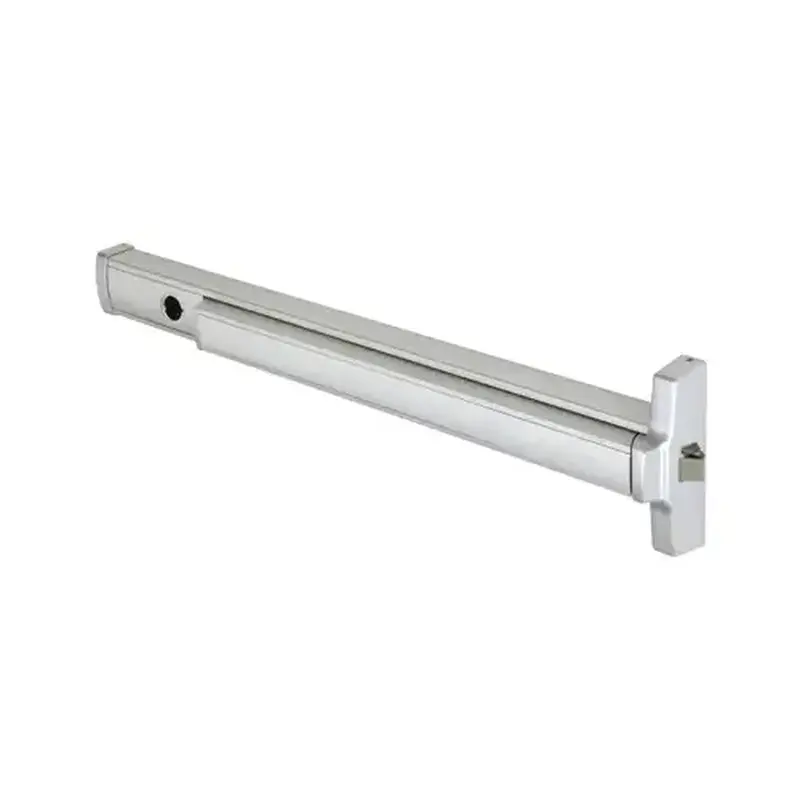 Jackson 312095CRC3628 3' Model 2095 Cylinder Dogging Grade 1 Rim Latch Panic Exit Device Right Hand Reverse Bevel 'C' Strike Fits 32" to 36" Wide Door Satin Aluminum Finish