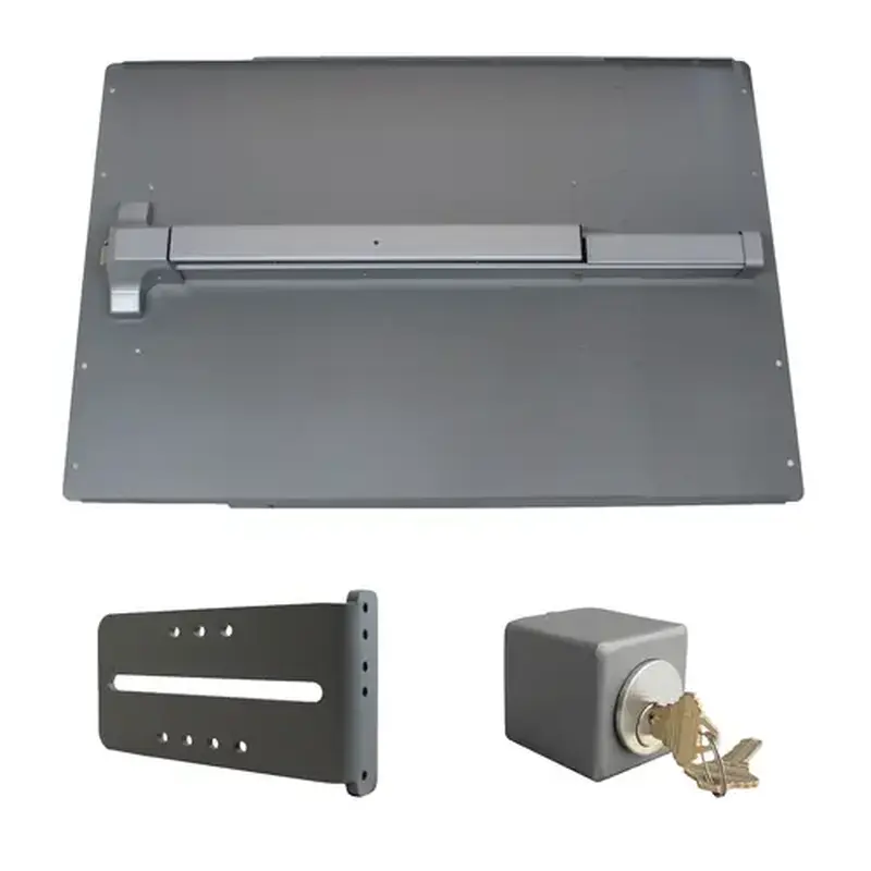 Lockey PS51B Standard Panic Shield Safety Kit with Lockey PB1100 Black Finish