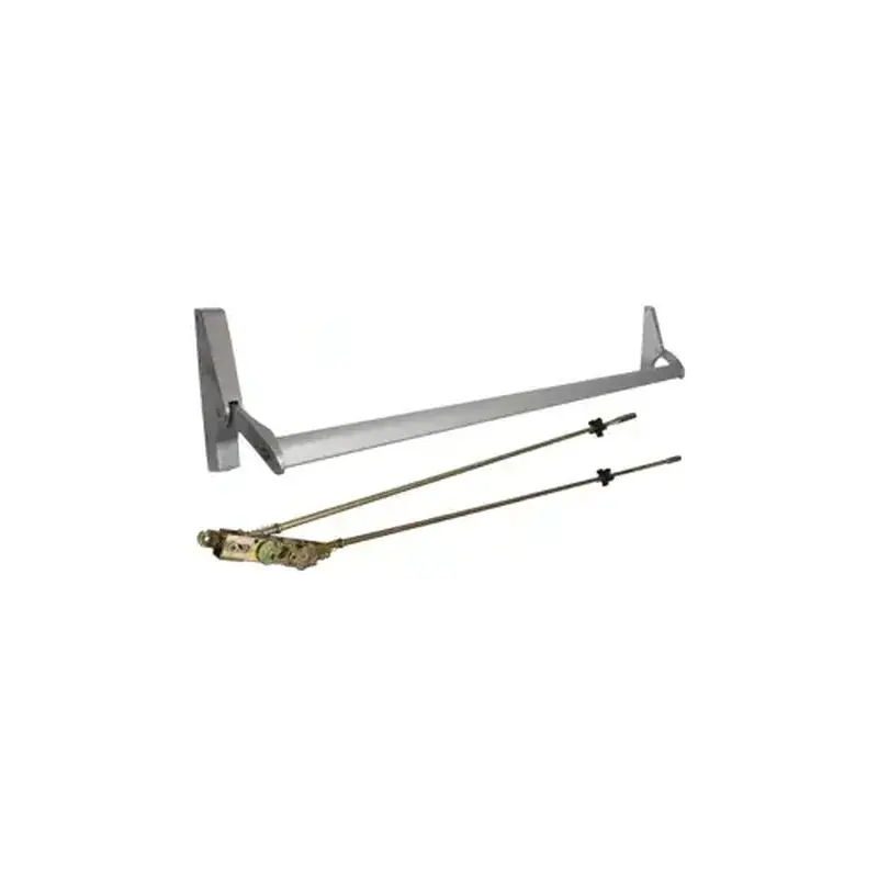 Parker Hardware 540VAL CVR Concealed Vertical Rod Exit Device, Crossbar Fits Narrow Stile Glass Doors, 48" Crossbar, Less Trim, Anodized Aluminum/689