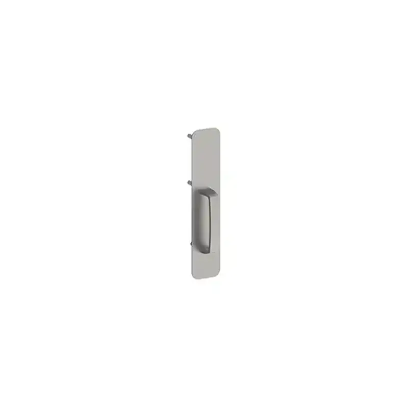 Hager 177104 EXA132 US26D REV1 45BP PLATE ONLY 45PD NO PULL Satin Chrome