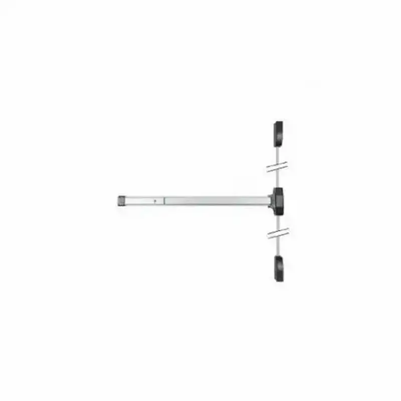 Falcon F19VEO283 Fire Rated 3' Surface Vertical Rod Exit Device Only Aluminum Finish