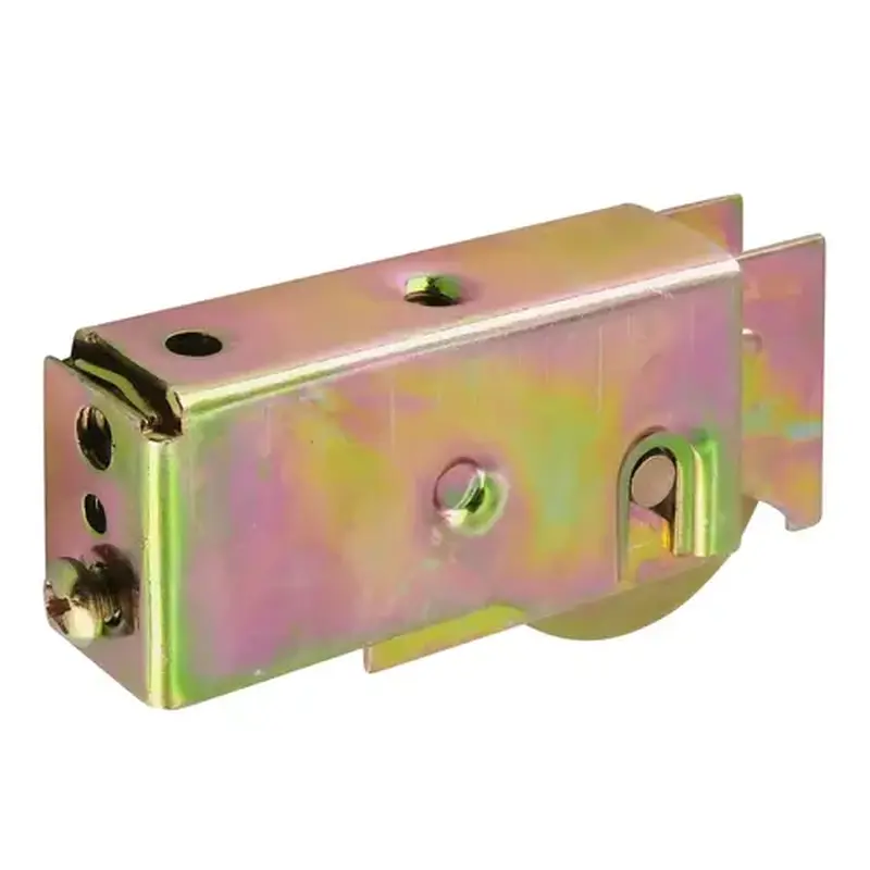 Brixwell 9-261 Air Control/Keller Stamped Glass Door Roller Brass