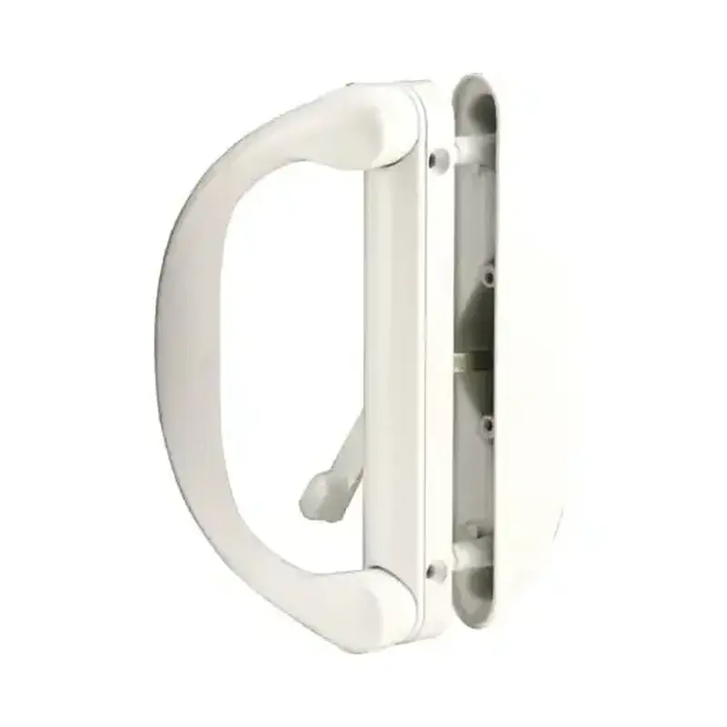 CRL C1275 White Sliding Door Handle Set for Milgard