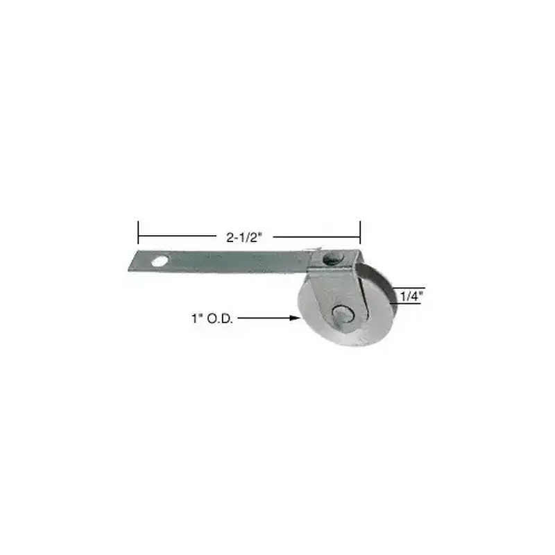 CRL B753 1" Stainless Steel Center Groove Spring Tension Screen Roller - pack of 2