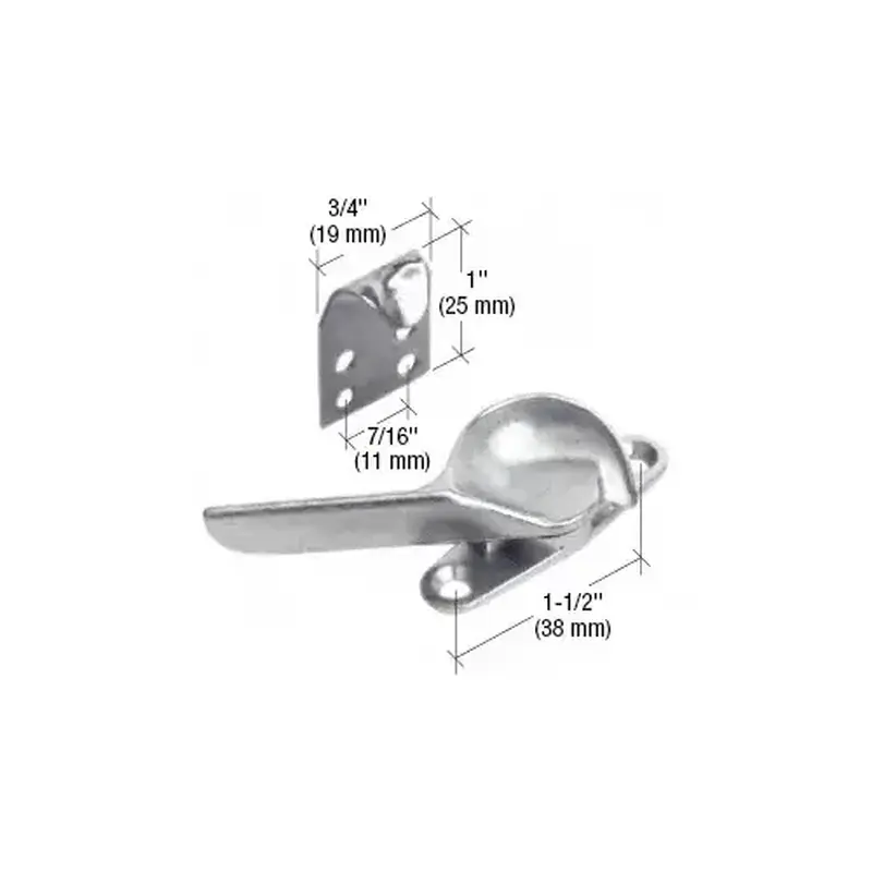 CRL F2509 Window Sash Lock with 1-1/2" Screw Holes for Daryl Brite Zinc