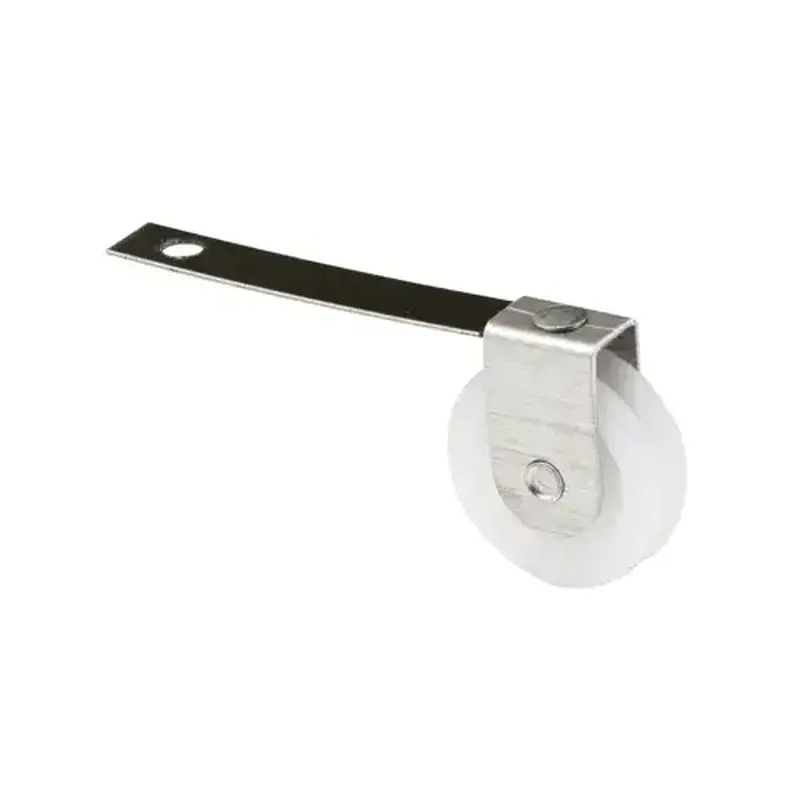 CRL B709 1" Nylon Center Groove Sliding Screen Door Spring Tension Roller - Pair