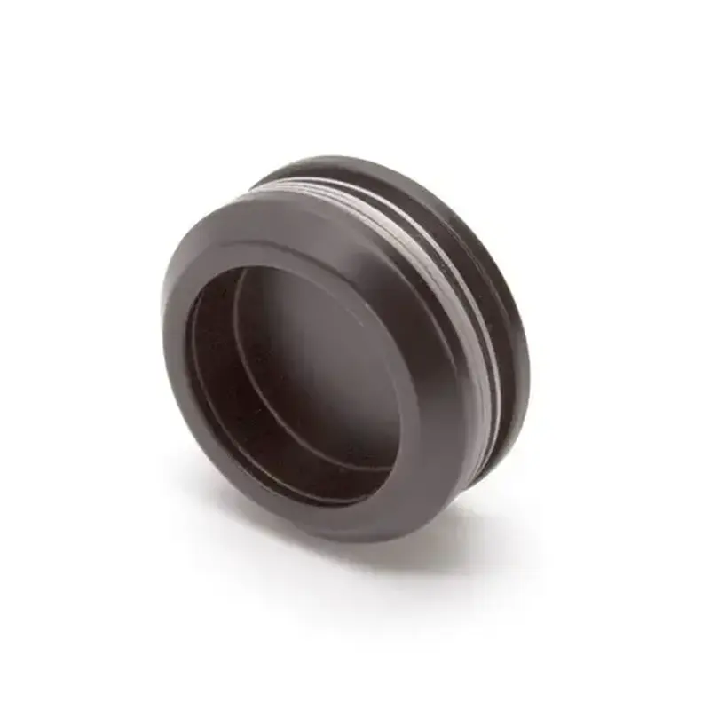 FHC TGFP10RB Thru-Glass Finger Pull - 3/8" & 1/2" Glass - Oil Rubbed Bronze