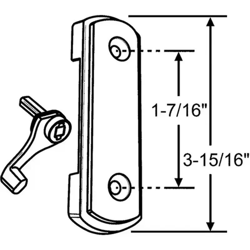 Brixwell 16-798w Secondary Thumb Turn White