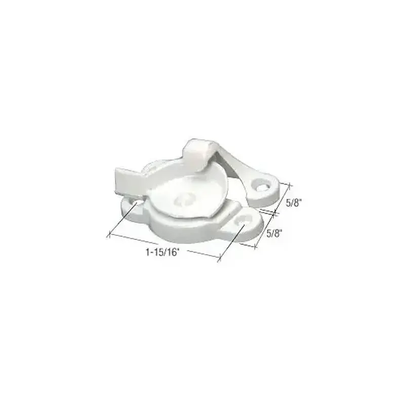 Prime-Line F2620 White Window Sash Lock with 1-15/16" Screw Holes