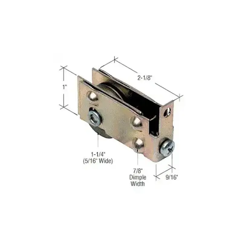 Prime-Line D1729 1-1/4" Steel Sliding Glass Door Roller for Viking Doors