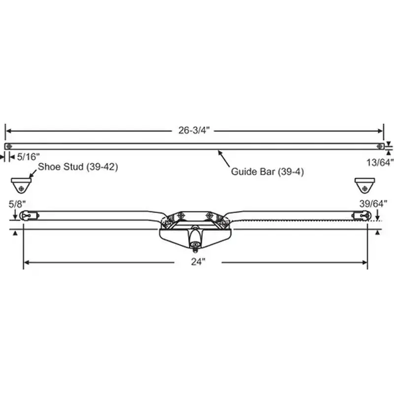 Brixwell 29-121-2 Awning Operator Gold use 29-121-87
