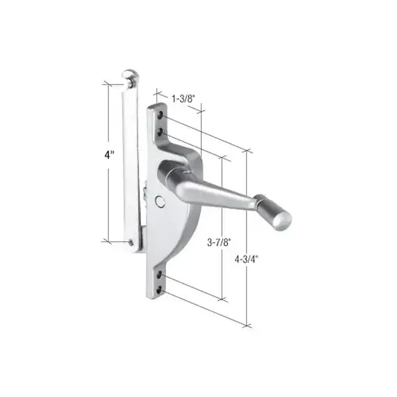 CRL H3550 Right Hand Jalousie Window Operator - 4" Link Aluminum