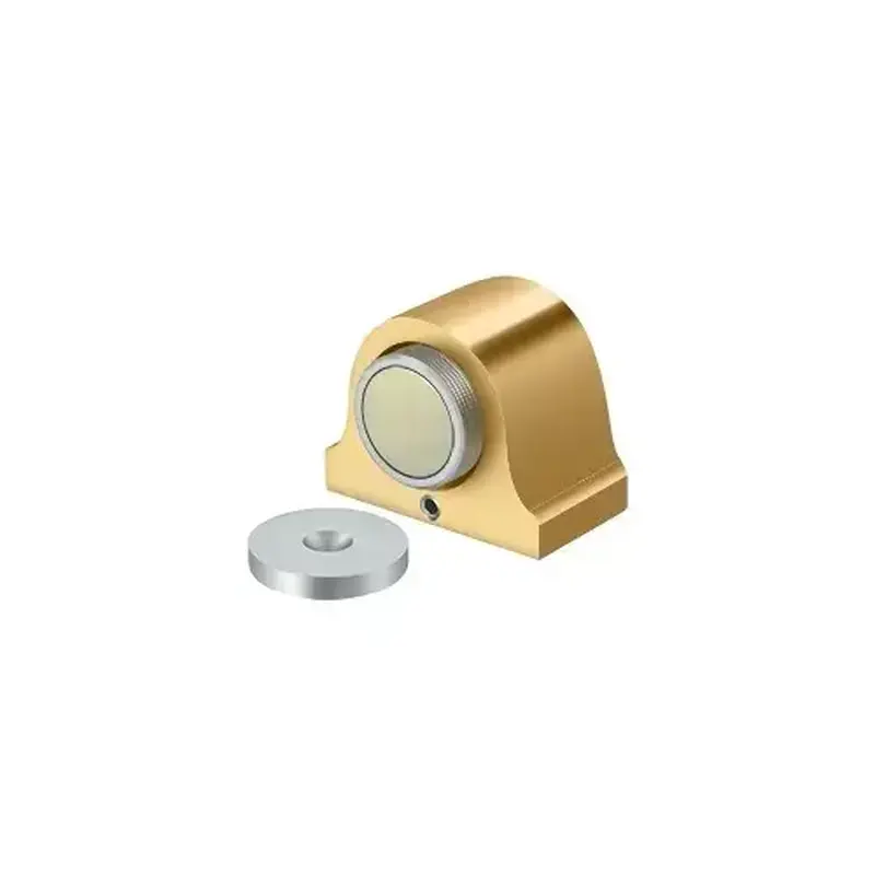 Deltana DSM125CR003 Magnetic Dome Stop in PVD Polished Brass