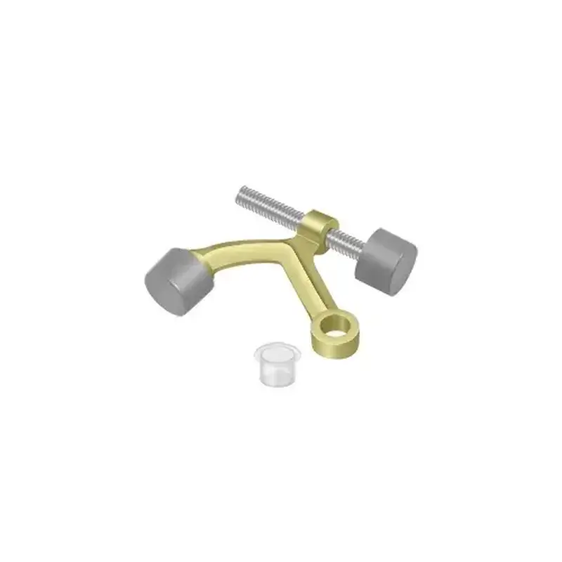 Deltana HP70U3 Hinge Pin Stop, Hinge Mounted in Polished Brass