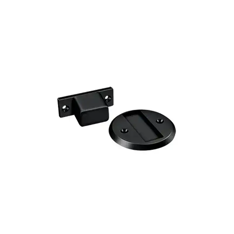Deltana MDHF25U19 Magnetic Door Holder Flush 2-1/2" Diameter in Paint Black