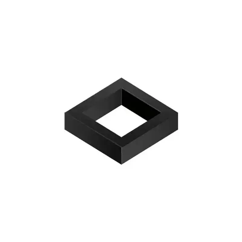 Deltana RUBBERTIP-UFBS Rubber For Universal Square Floor Bumpers Black