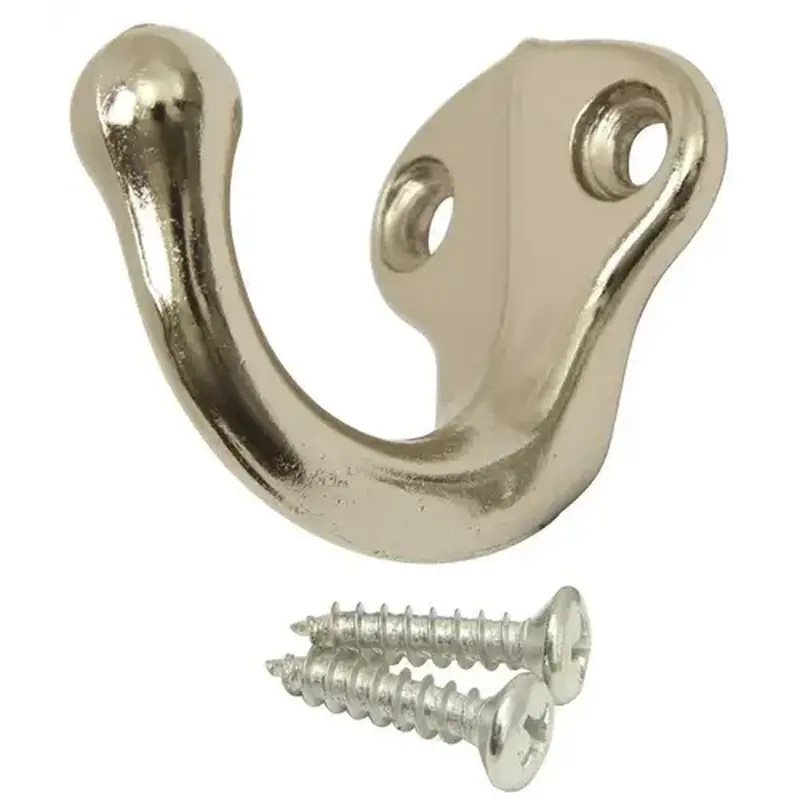 IVES 581A14 WARDROBE HOOK, BRIGHT NICKEL