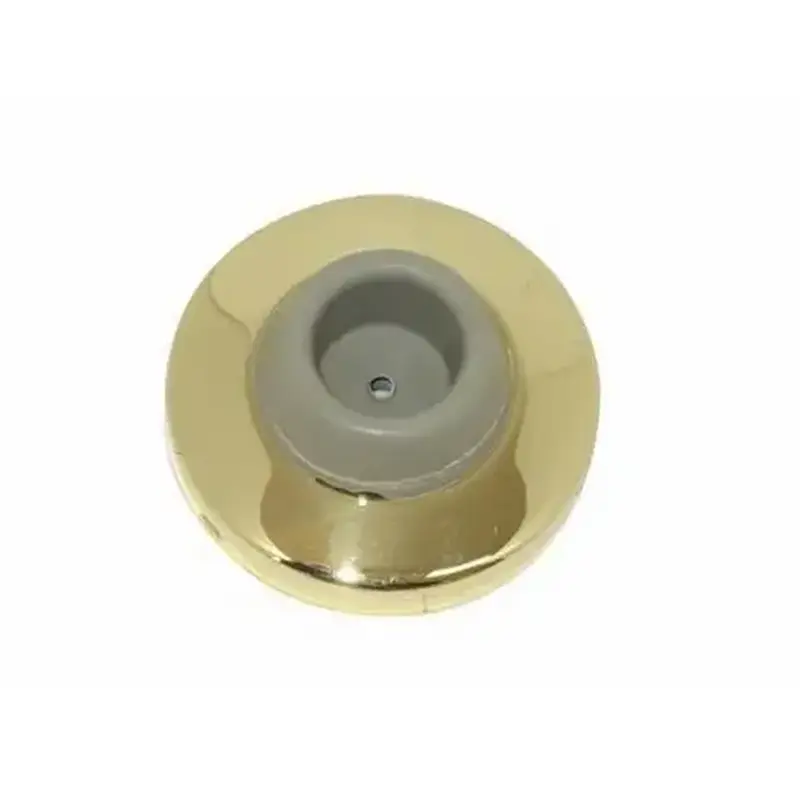 IVES WS406/407CCV US3 WS406/407CCV Concave Wall Bumper, Bright Polished Brass