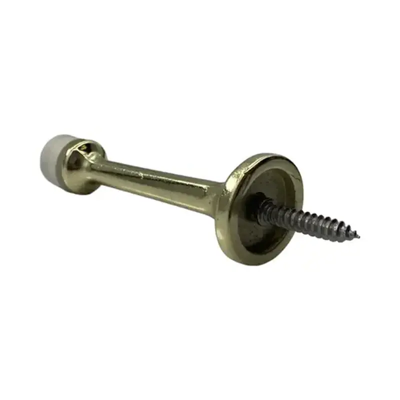 Schlage 61A3 Door Stop, 7/8 in Dia Base, 3-3/16 in Projection, Aluminum, Brass