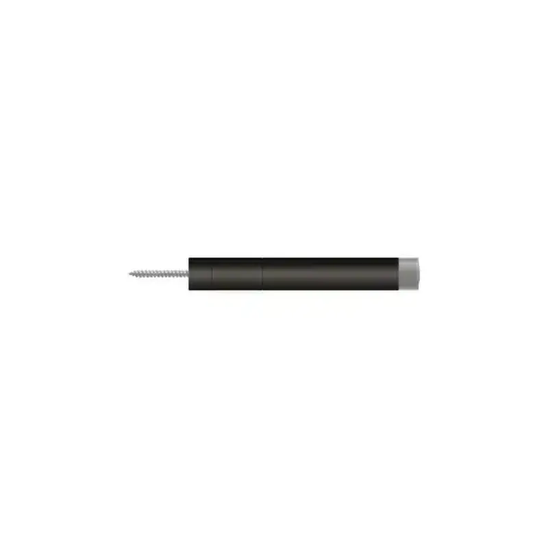Deltana BDS450U10B Extension Baseboard Door Bumper, Solid Brass in Oil-rubbed Bronze