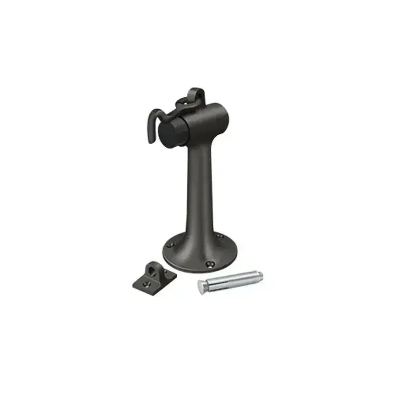 Deltana DSF630U10B Floor Mount, 6" Bumper w/ Hook in Oil-rubbed Bronze