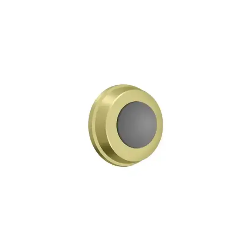 Deltana WB100U3-UNL Flush Bumper 1" Diam. in Unlacquered Brass