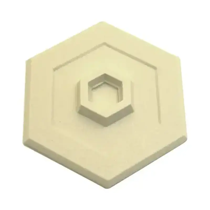 CRL U9140 Ivory Hexagon Shaped Vinyl Wall Protector