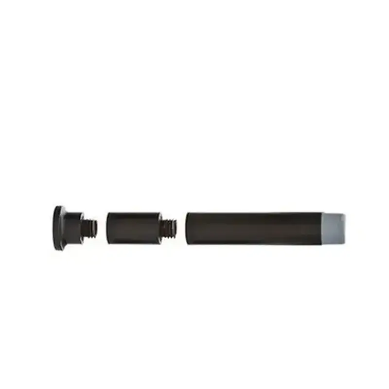 Emtek 2233US19 Extendable Baseboard Door Bumper, Flat Black Finish