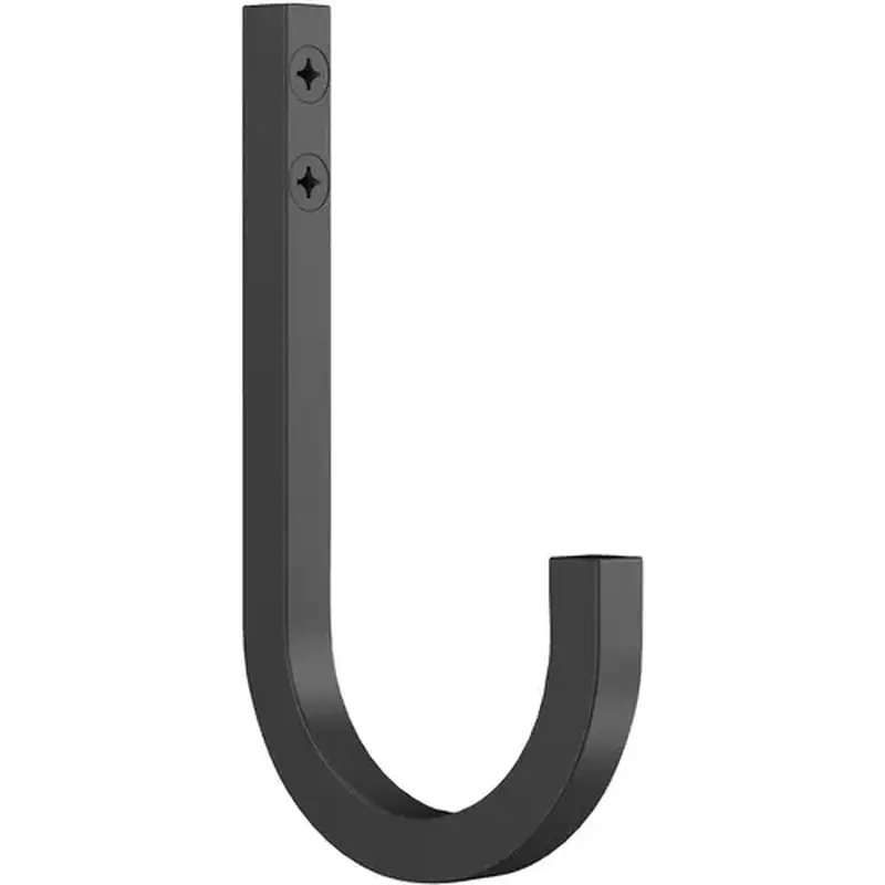 National Hardware N337-903 V1452 Reed Multipurpose Hook - pack of 2 - Matte Black