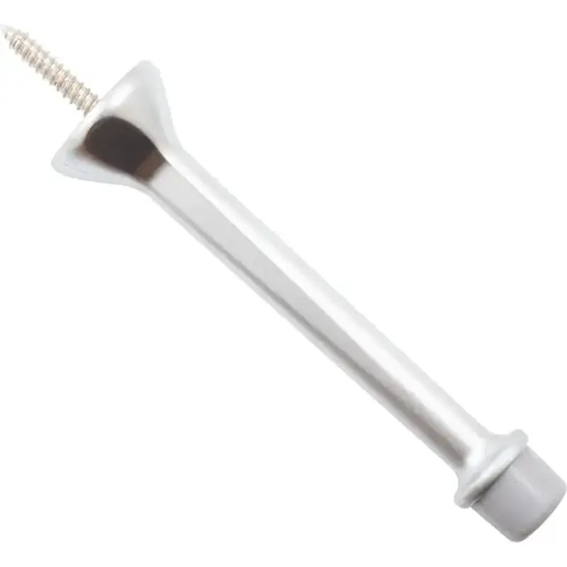 Stone Harbor Hardware 31503-26D 4" Heavy-Duty Solid Door Stop - Satin Chrome