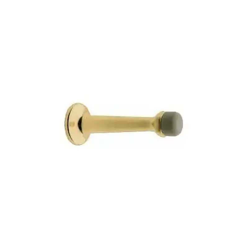 Baldwin 4045003 Wall Door Bumper, Lifetime PVD Polished Brass