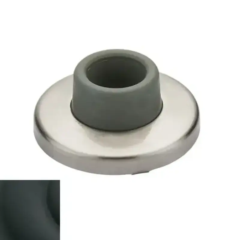 Baldwin 4293190 2-3/8" Concave Wall Bumper Satin Black Finish