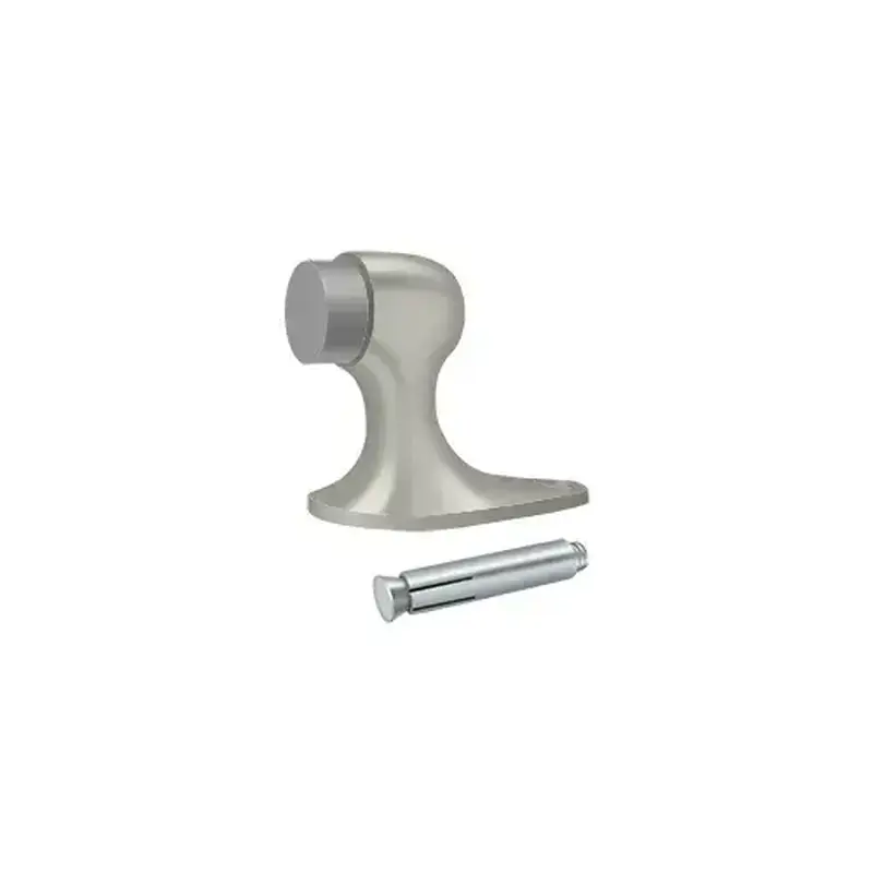 Deltana FDB218U15 Floor Door Bumper 2-1/8", Solid Brass in Brushed Nickel