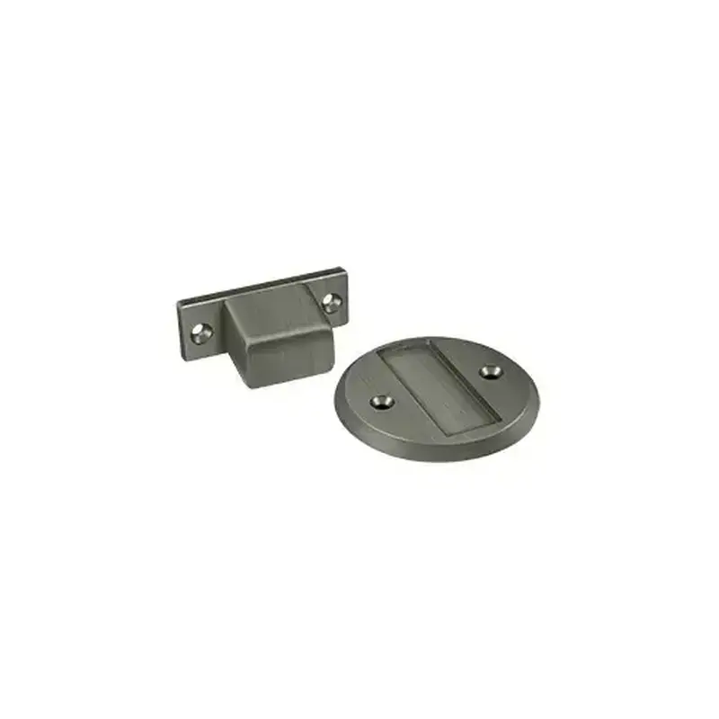 Deltana MDHF25U15A Magnetic Door Holder Flush 2-1/2" Diameter in Antique Nickel
