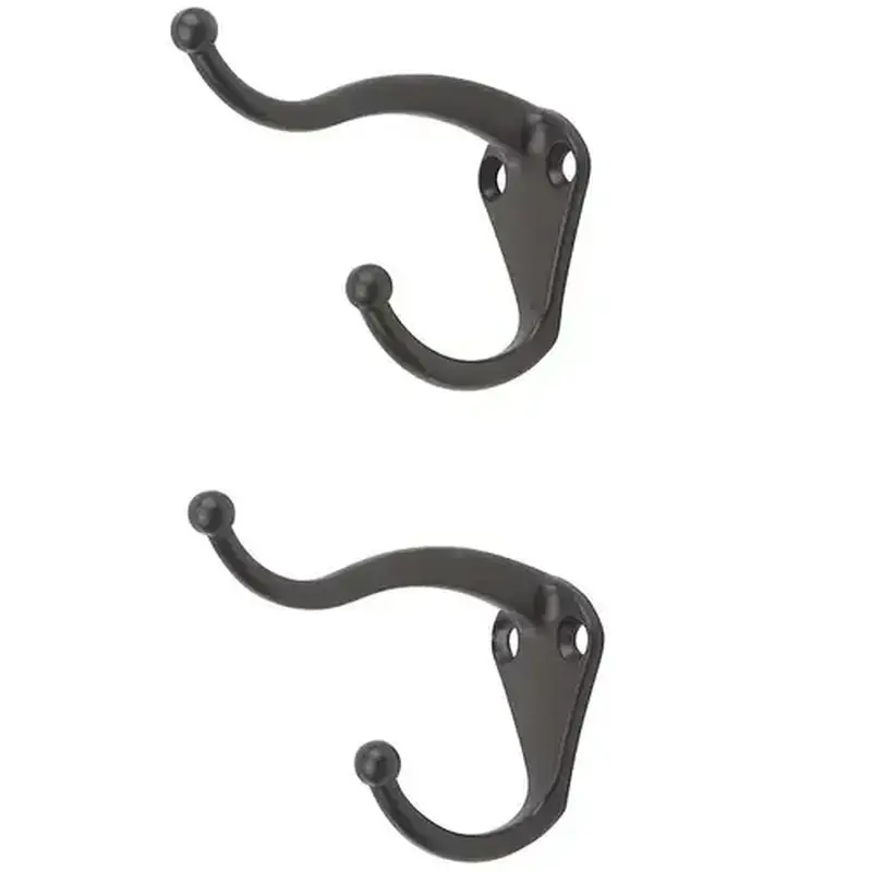 National Hardware N330761-XCP5 V160 Coat / Hat Hook Oil Rubbed Bronze Finish - pack of 5