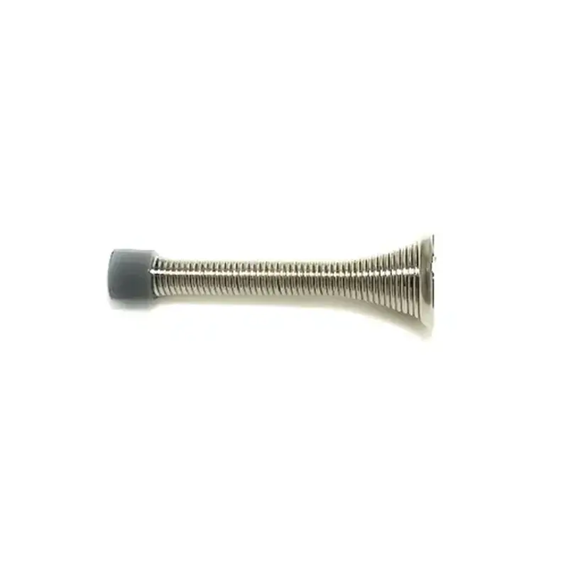 Orca Hardware TH-3118-15A 3-1/8" Spring Door Stop Satin Nickel Blackened