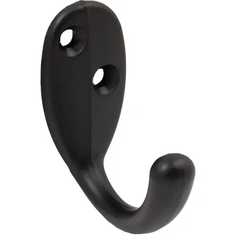 Stone Harbor Hardware 30301-19 Single Robe Hook - Matte Black