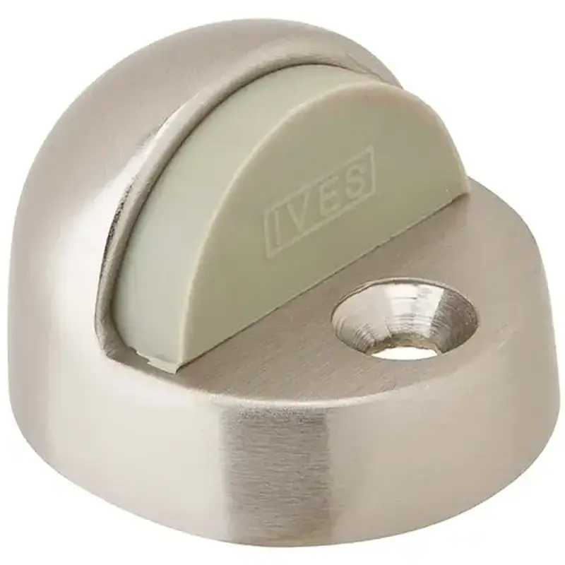 Schlage FS438 US15 Ives Series Door Stop, Satin Nickel