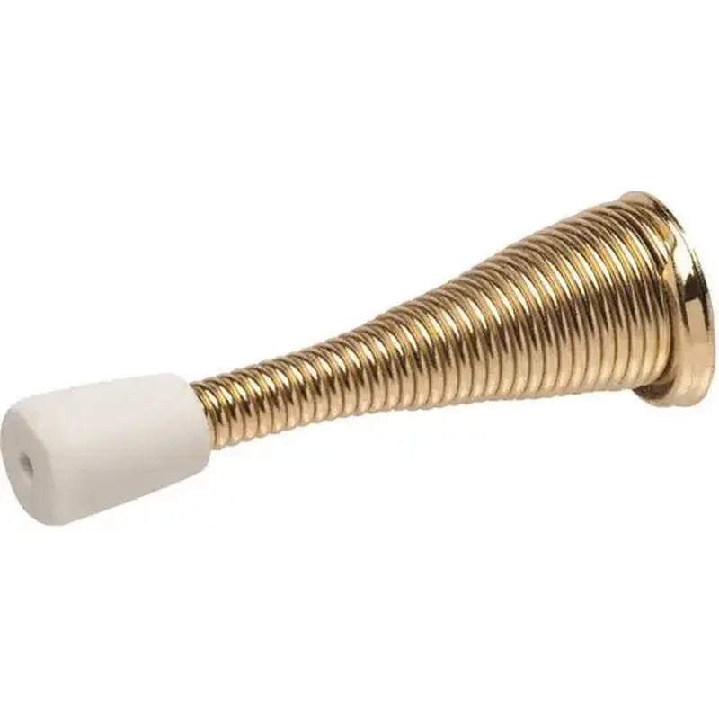 Everbilt 28357 4 in. Brass Spring Door Stop