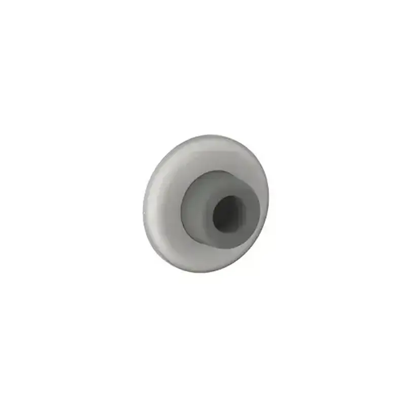 Hager 053237-XCP10 236W Smooth Concave Wall Stop, Satin Brass Finish - pack of 10