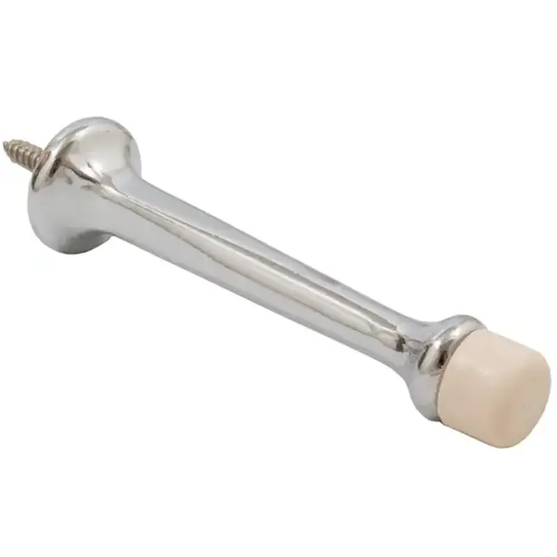 Ives Residential 60A26 Aluminum 3-3/4" Solid Door Stop Bright Chrome Finish