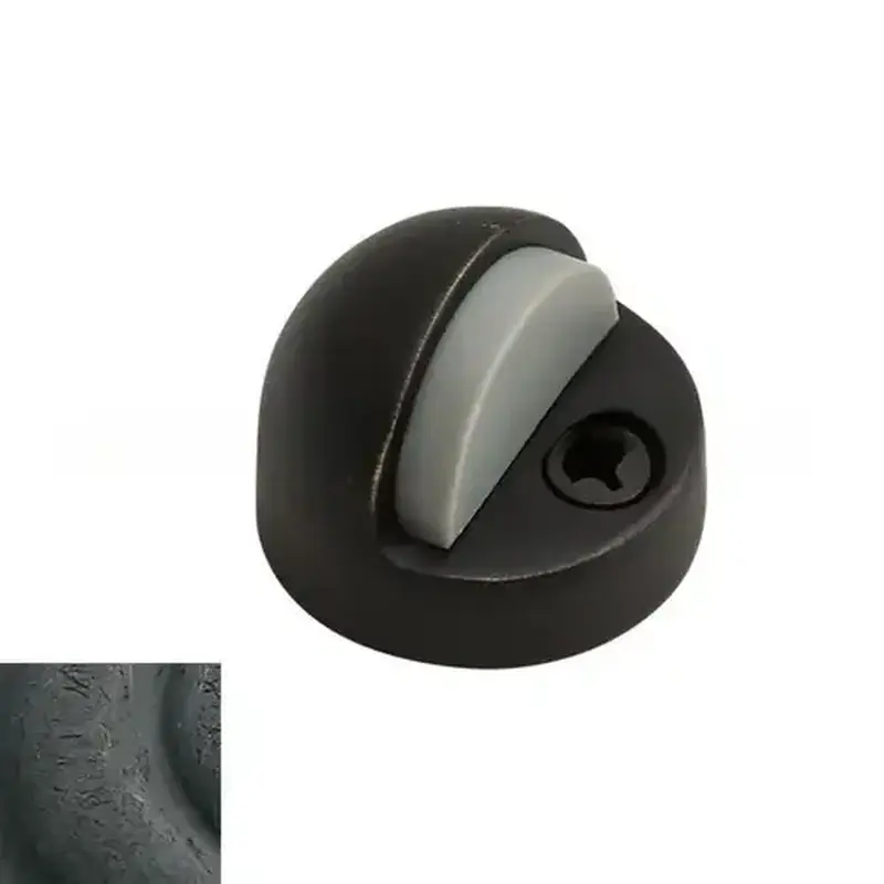 Baldwin 4005402 1-1/4" Dome Floor Bumper Distressed Oil Rubbed Bronze Finish