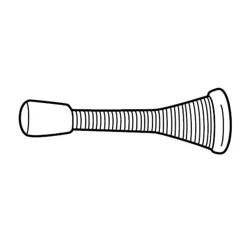 Don Jo 1509620-XCP50 3-1/8" Spring Wall Stop Antique Nickel Finish  - pack of 50