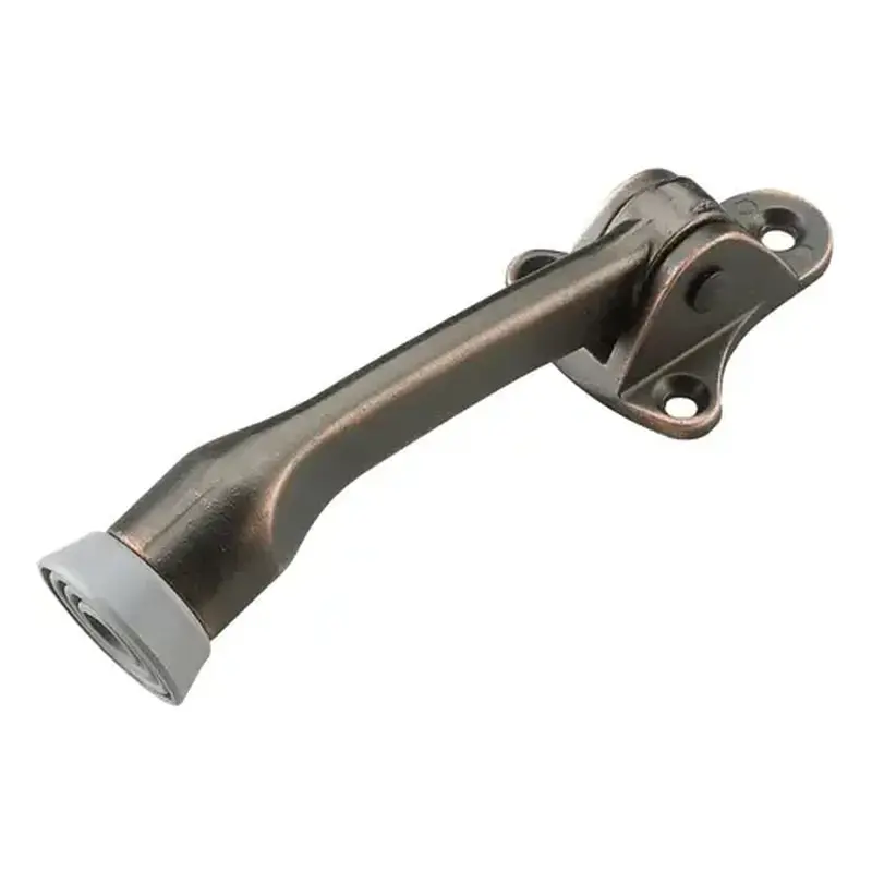 Onward 68ORBR Flip-Down Door Stop, 5 in Projection, Metal, Oil-Rubbed Bronze