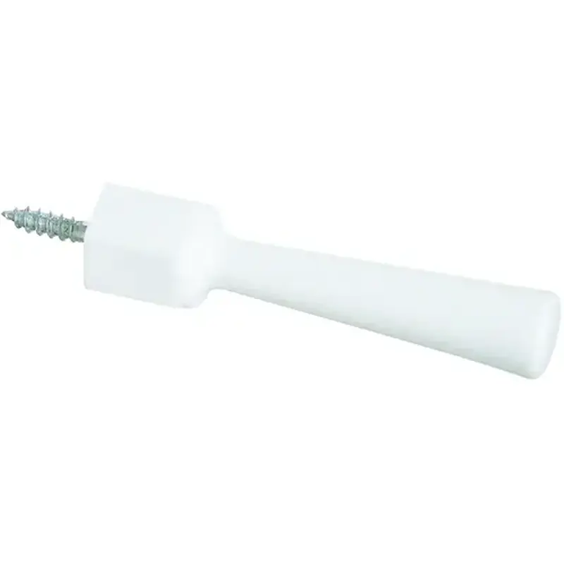 National Hardware N266593 MP235BC Soft Jamb Door Stop White Finish