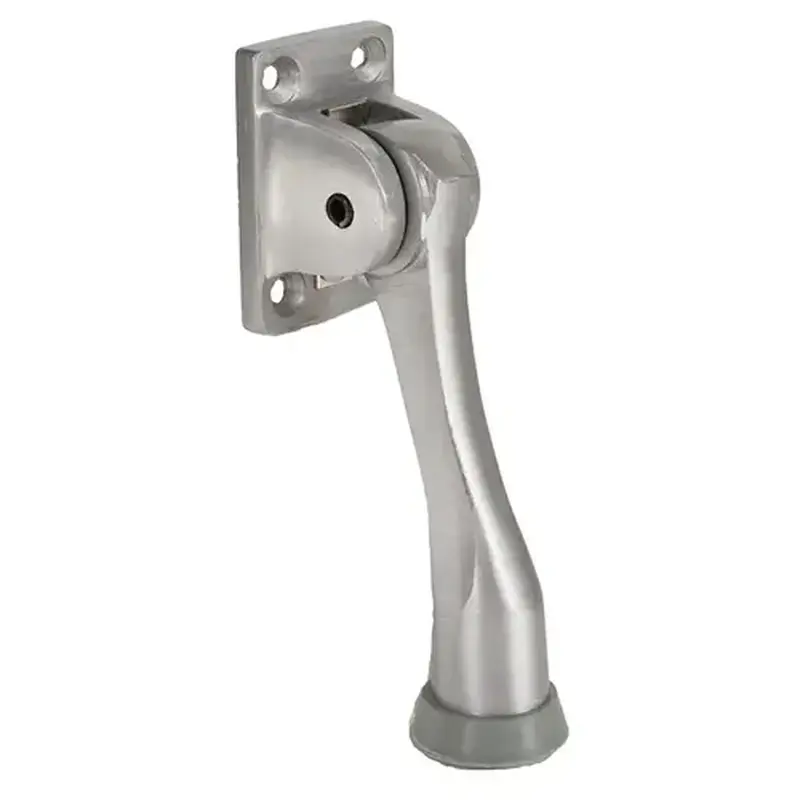 Trimco 12214622 4" Kick Down Door Holder Sprayed to Match Satin Black Finish
