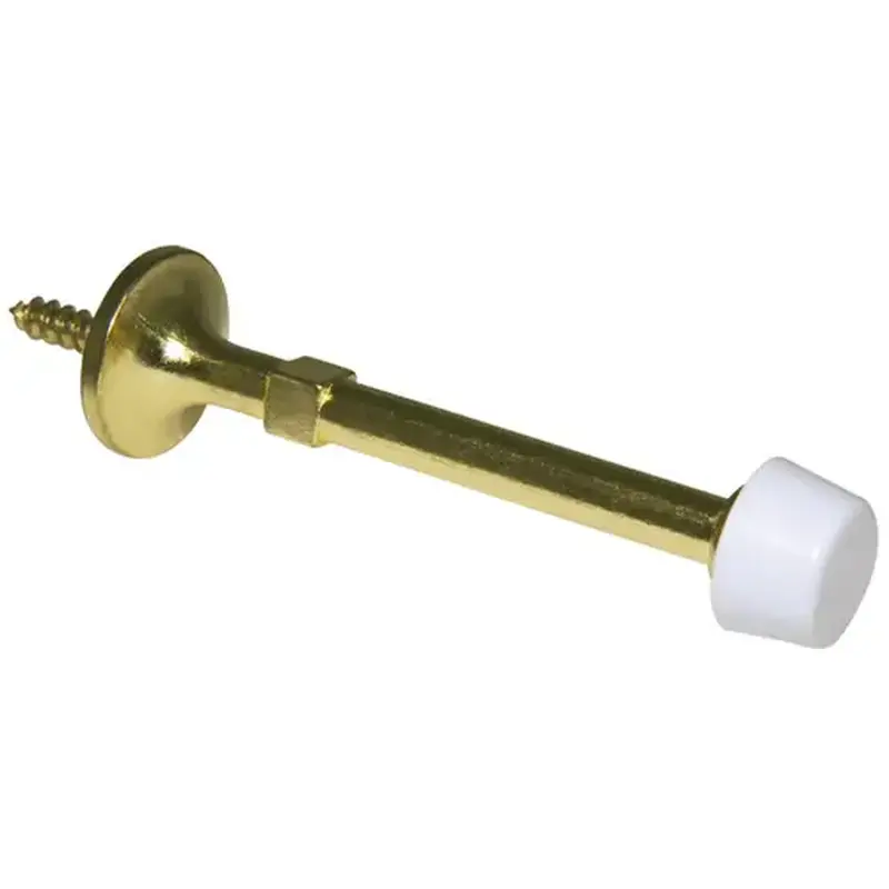Ultra Hardware 61710 3 In. Polished Brass Self-Start Rigid Door Stop