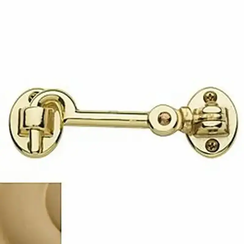 Baldwin 0952033 5-1/2" Swivel Cabin Door Hook Vintage Brass Finish
