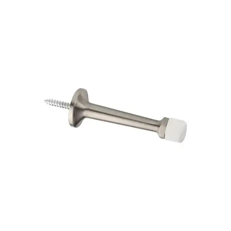 National Hardware N326553 MPB1931 3" Rigid Door Stop Satin Nickel Finish